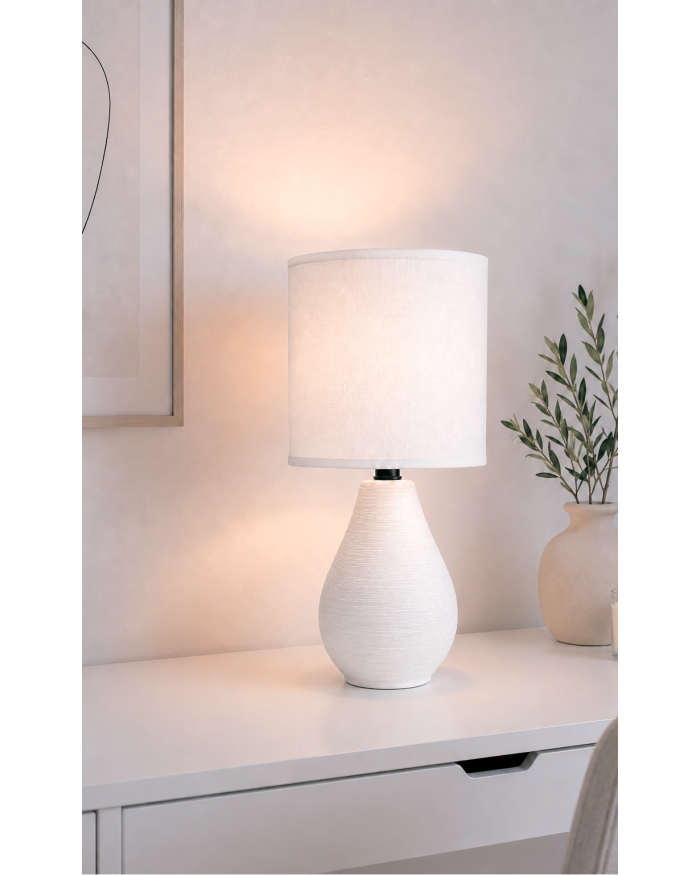 Настільна лампа LUMINARIA LEYA 1xE14 WHITE
