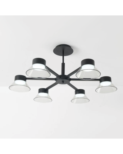 Люстра LUMINARIA ADEL 6xGX53 BLACK
