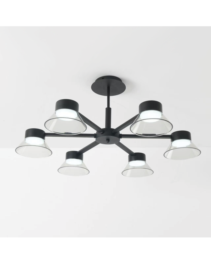 Люстра LUMINARIA ADEL 6xGX53 BLACK