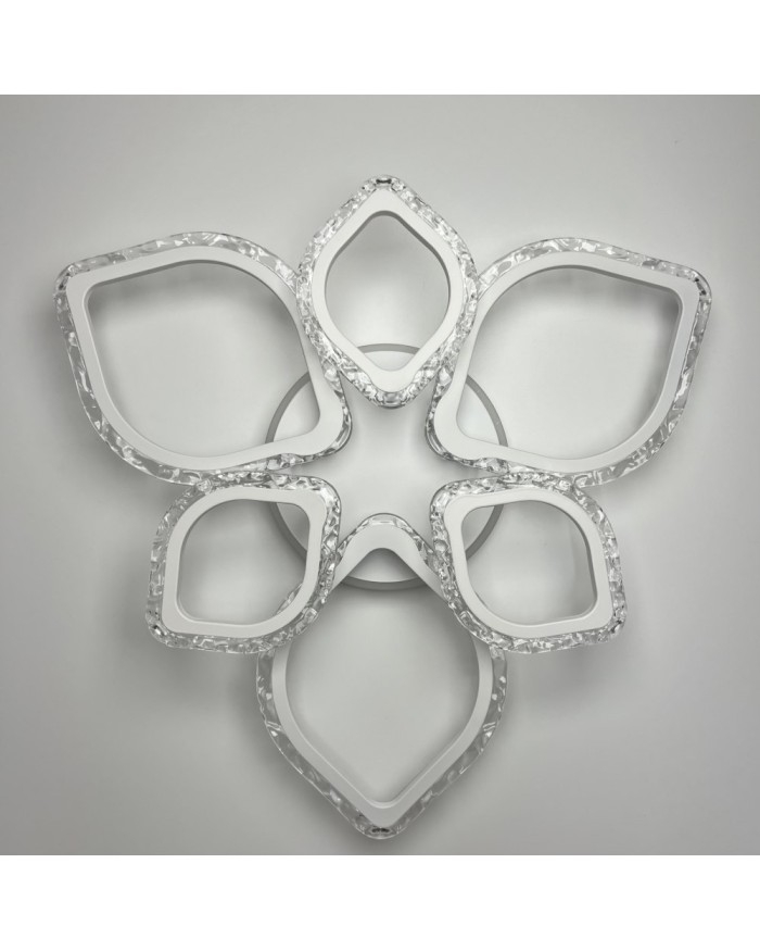 Світильник стельовий LUMINARIA AZALIA RGB 80W+10W 6R WHITE