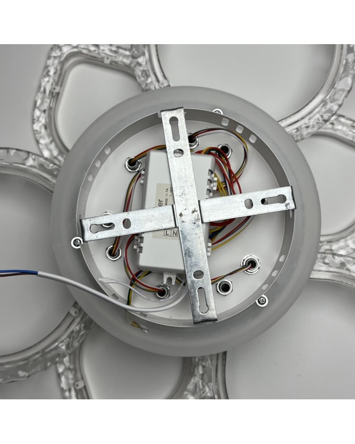 Світильник стельовий LUMINARIA AZALIA RGB 80W+10W 6R WHITE