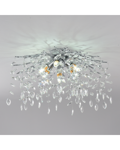 Світильник стельовий LUMINARIA BELLA 6xE14 R600 CHROME