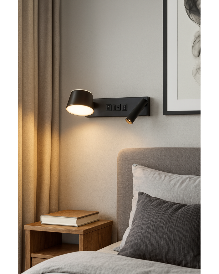 Бра LUMINARIA EDGE 10W BLACK 4200K