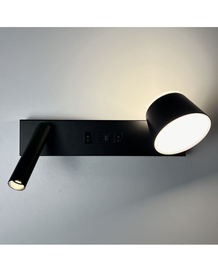 Бра LUMINARIA EDGE 10W BLACK 4200K