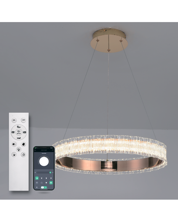 Люстра LUMINARIA ERIKA 65W R485 GOLD