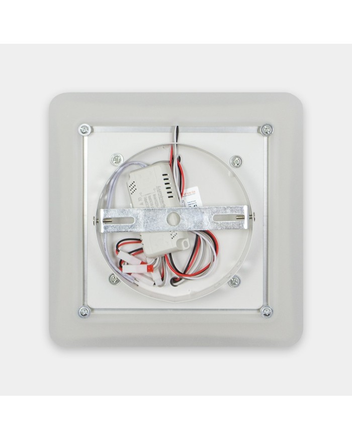 Світильник стельовий LUMINARIA FOCOS 40W ON/OFF CHROME/WHITE