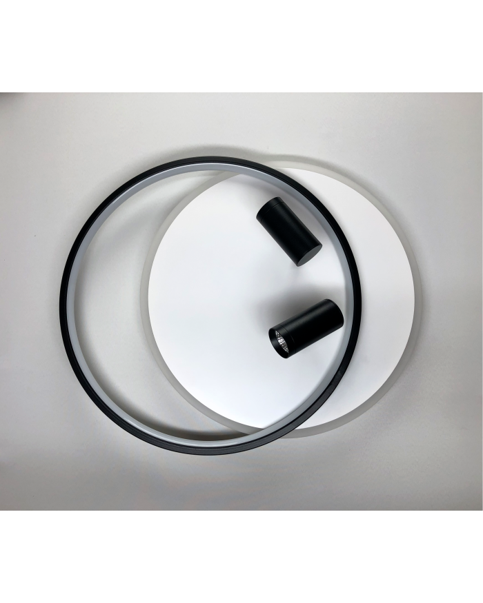 Світильник стельовий LUMINARIA GEOMETRIA DOWNLIGHT 90W 2R WHITE/BLACK (з пультом)