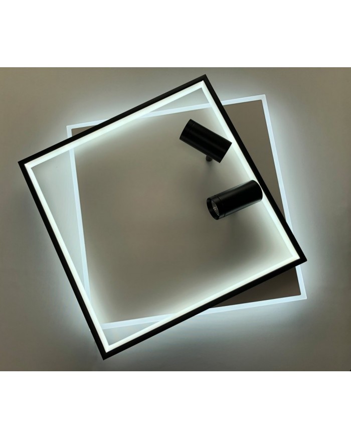Світильник стельовий LUMINARIA GEOMETRIA DOWNLIGHT 75W 2S 500/500 WHITE/BLACK