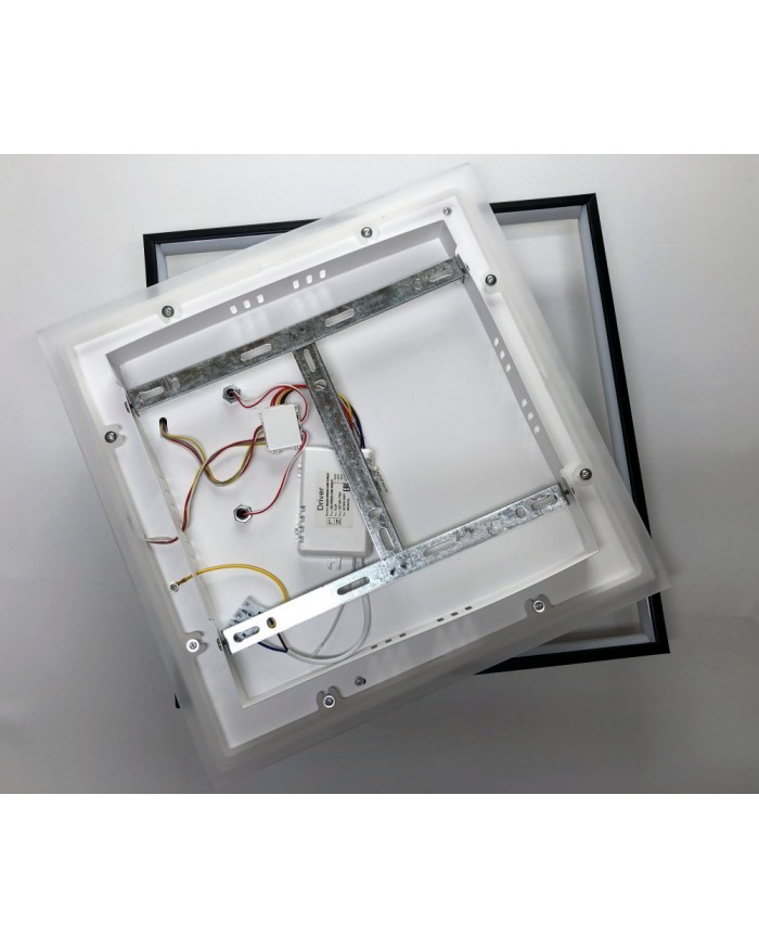 Світильник стельовий LUMINARIA GEOMETRIA DOWNLIGHT 75W 2S 500/500 WHITE/BLACK