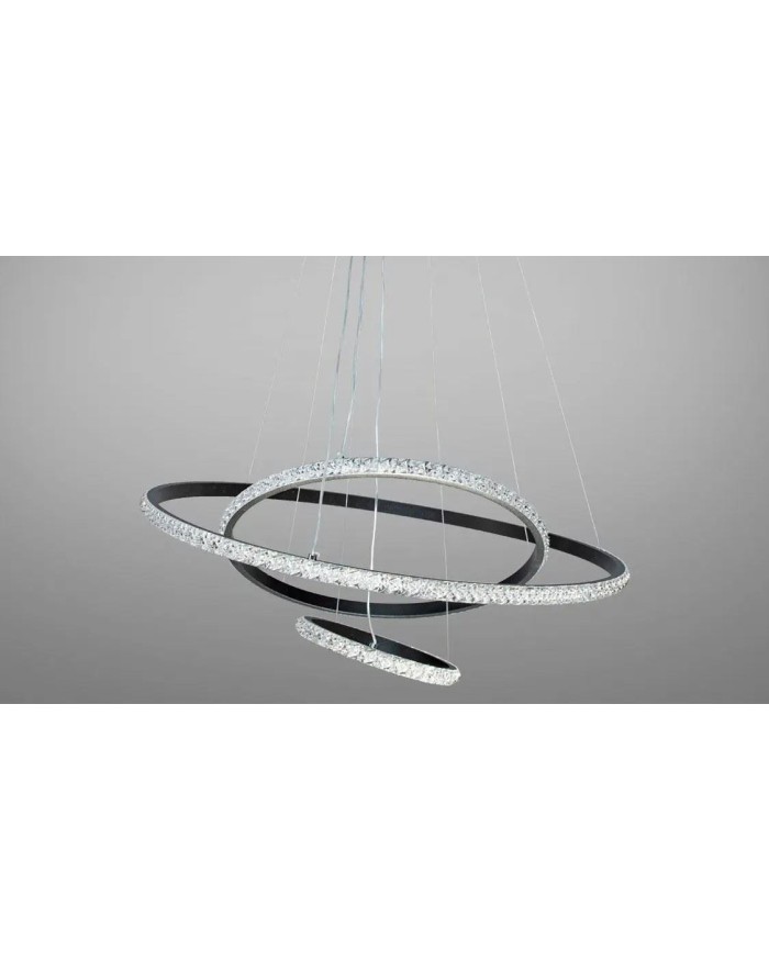 Люстра LUMINARIA JULIE CRYSTAL 75W 3R BLACK