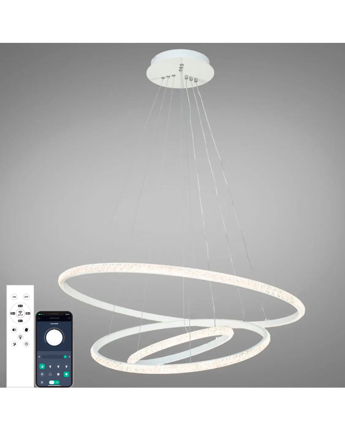 Люстра LUMINARIA JULIE CRYSTAL 75W 3R WHITE