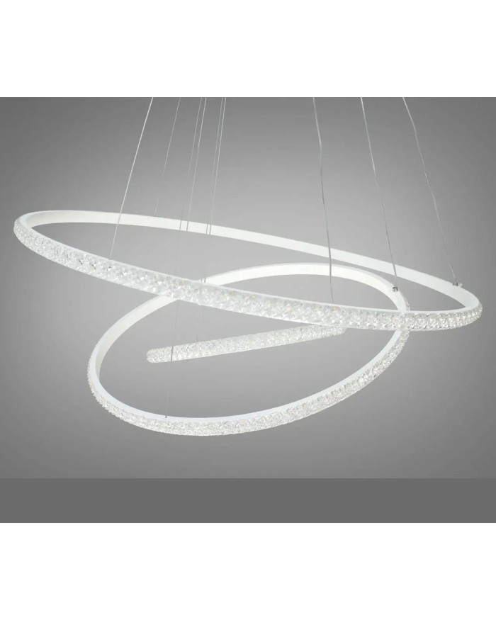 Люстра LUMINARIA JULIE CRYSTAL 75W 3R WHITE