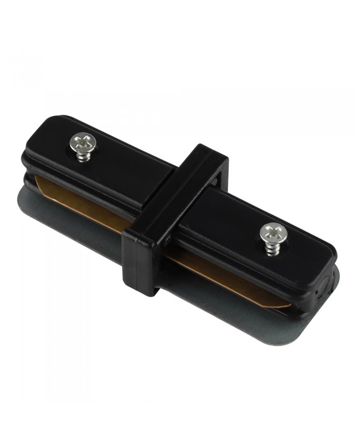 З'єднувач прямий LUMINARIA I-CONNECTOR BLACK для однофазного шинопровода