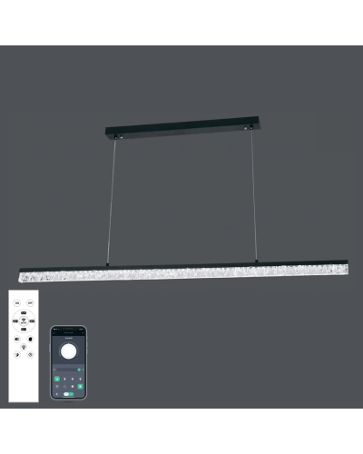 Люстра LUMINARIA MIRANDA LINE 32W L1250 BLACK (з пультом)