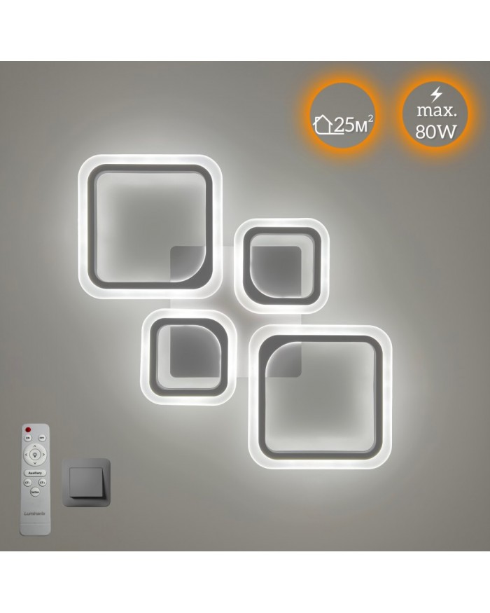 Світильник стельовий LUMINARIA OVAL 80W 4S WHITE