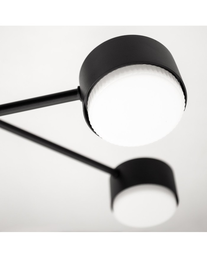 Люстра LUMINARIA RAY 6xGX53 (3+3) BLACK 220V IP20