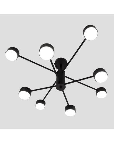 Люстра LUMINARIA RAY 8xGX53 (4+4) BLACK 220V IP20