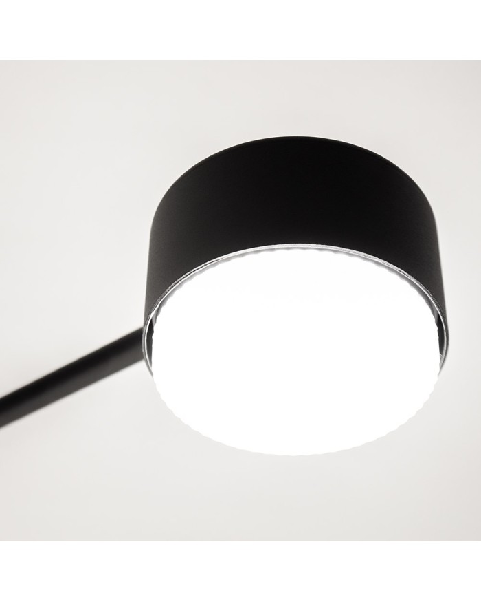 Люстра LUMINARIA RAY 8xGX53 (4+4) BLACK 220V IP20