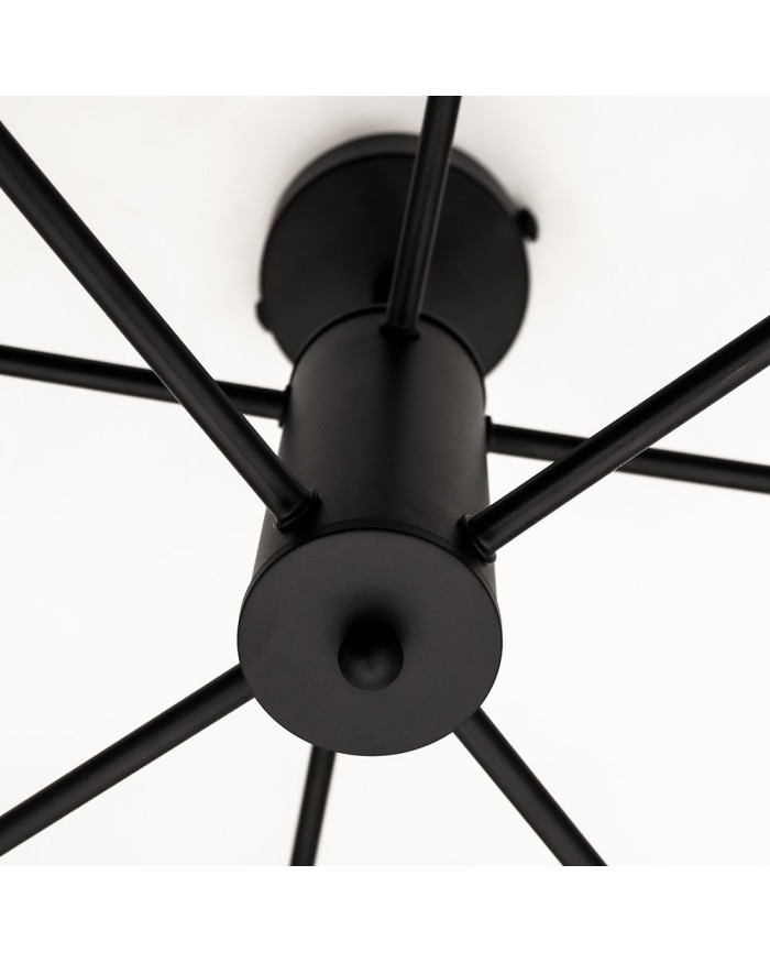 Люстра LUMINARIA RAY 8xGX53 (4+4) BLACK 220V IP20