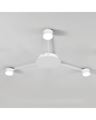 Світильник стельовий LUMINARIA RAY SLIM 3xGX53 WHITE
