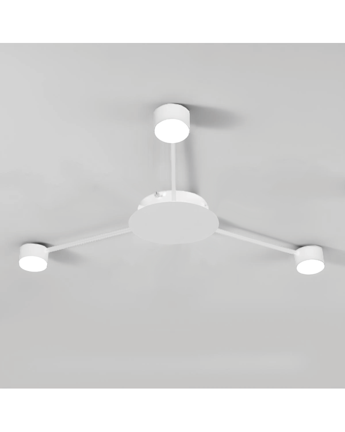 Світильник стельовий LUMINARIA RAY SLIM 3xGX53 WHITE