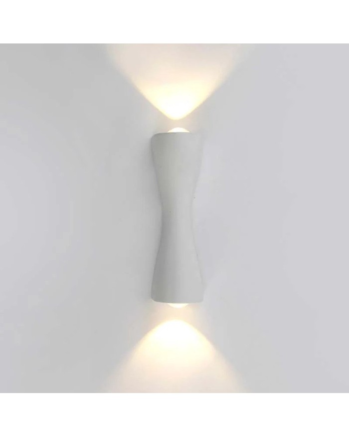 Бра LUMINARIA SAVIO 6W 2L 3000K 160x60x50 WHITE 220V IP54