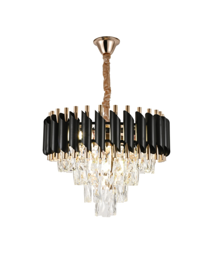 Люстра LUMINARIA VALERY 12xE14 R750 BLACK/GOLD