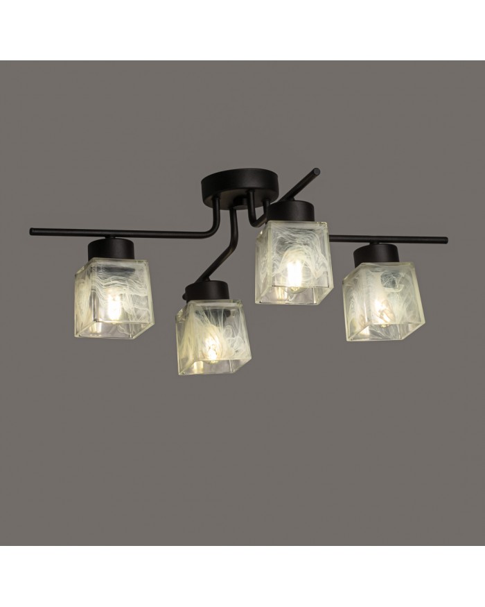Світильник стельовий NB Light 80144 "Вегас" чорний