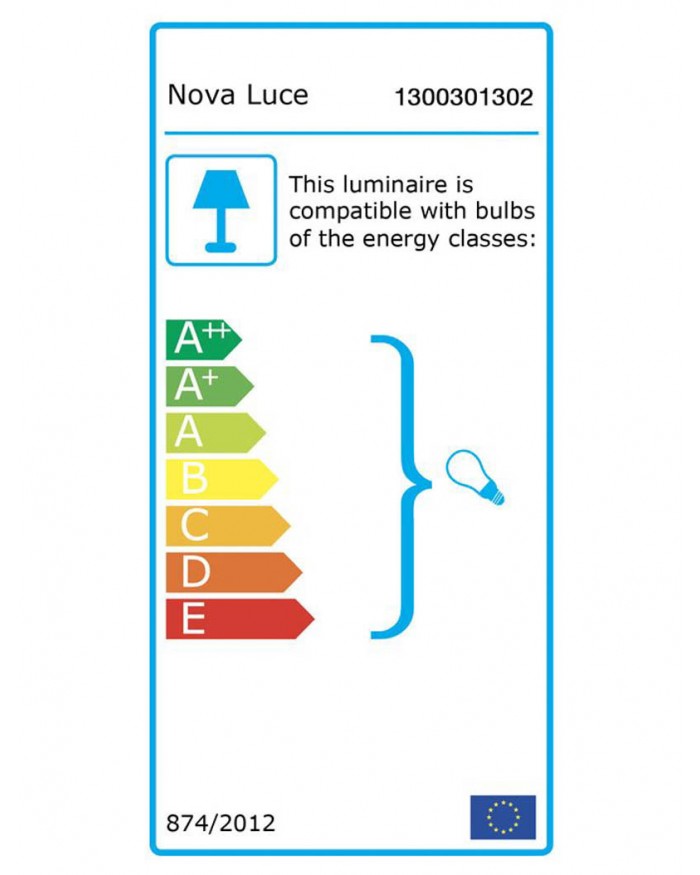 Бра Nova Luce 1300301302 BOCCALE