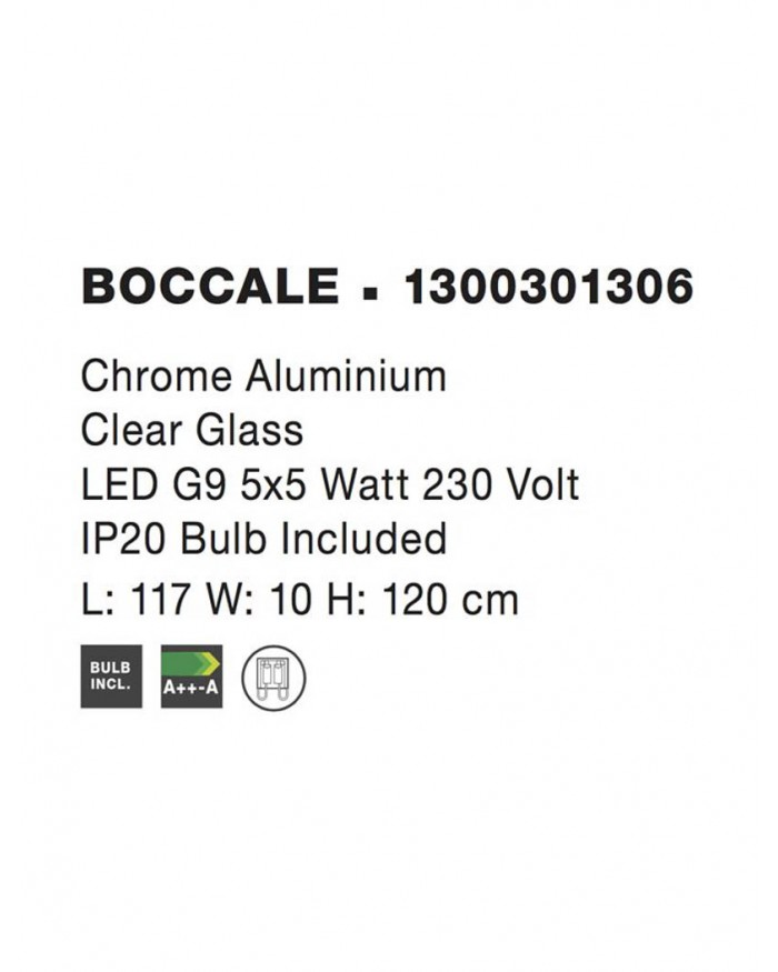 Світильник Nova Luce 1300301306 BOCCALE