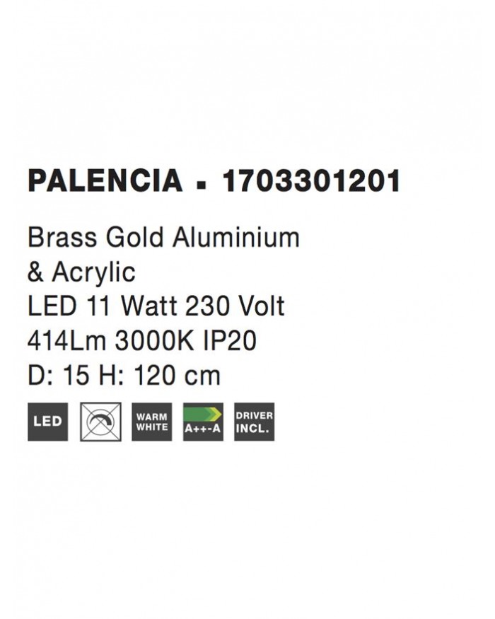 Підвісний світильник Nova Luce 1703301201 PALENCIA
