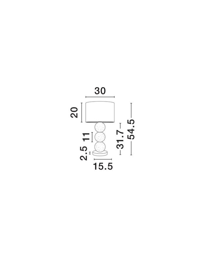 Настільна лампа Nova Luce 9001066 CHAMOIS