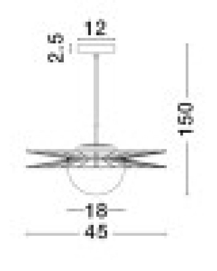 Підвісний світильник Nova Luce 9043302 ELLERY
