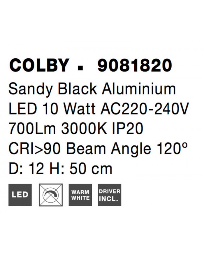 Настільна лампа Nova Luce 9081820 COLBY