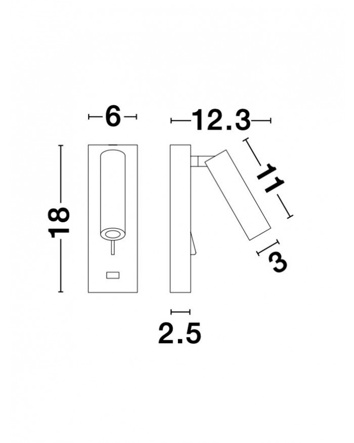 Бра Nova Luce 9170102 FUSE