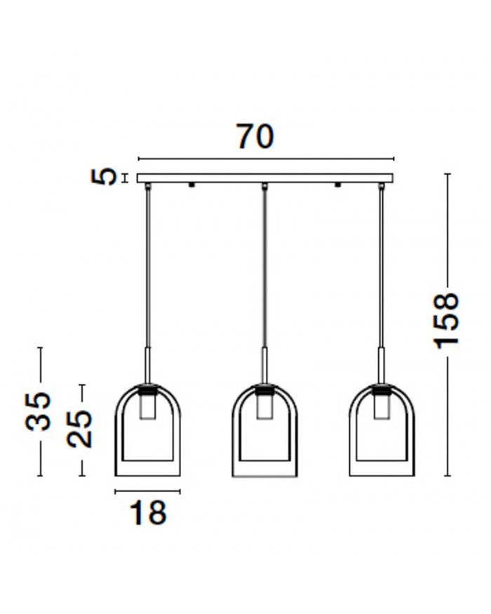 Люстра Nova Luce 9236720 VELOR