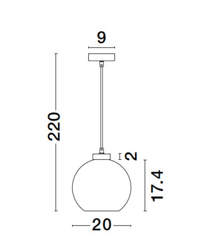 Підвісний світильник Nova Luce 9241130 PALMER