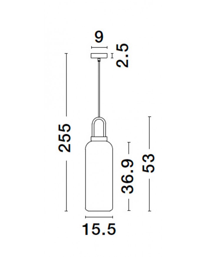 Підвісний світильник Nova Luce 9241160 IRVINE