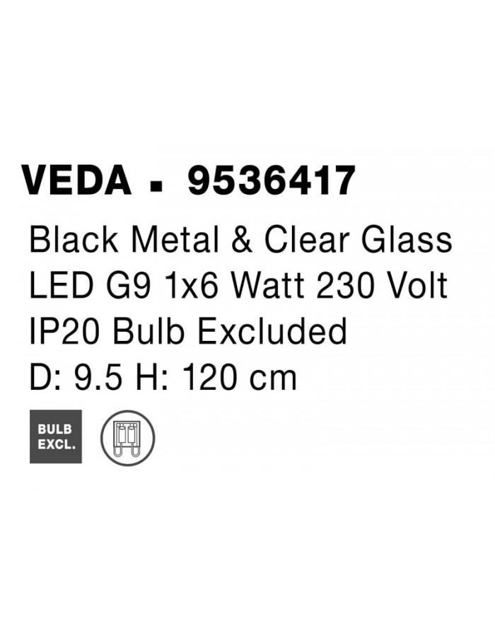 Підвісний світильник Nova Luce 9536417 VEDA