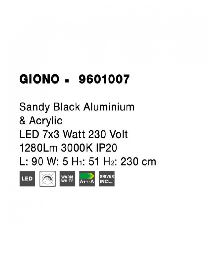 Люстра Nova Luce 9601007 GIONO
