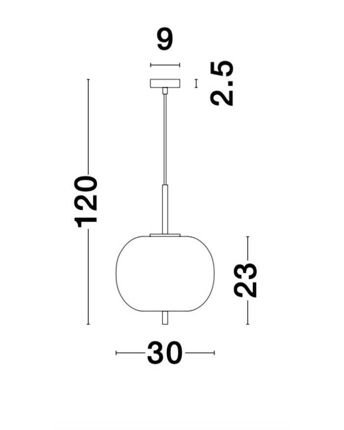 Підвісний світильник Nova Luce 9624061 LATO