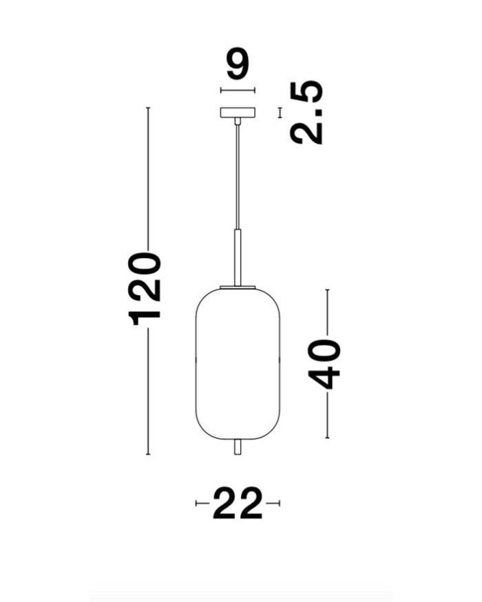 Підвісний світильник Nova Luce 9624062 LATO