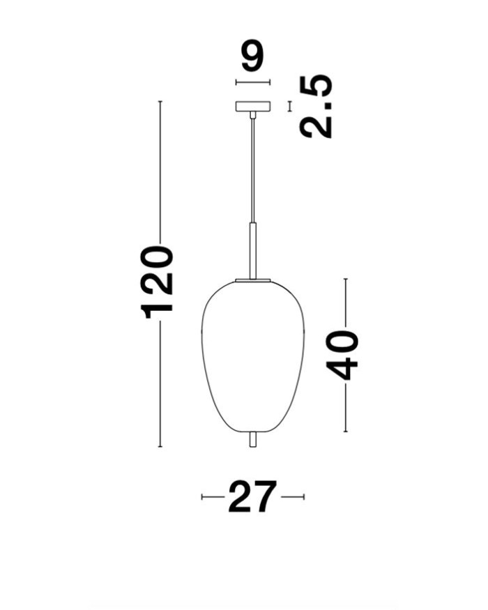 Підвісний світильник Nova Luce 9624063 LATO