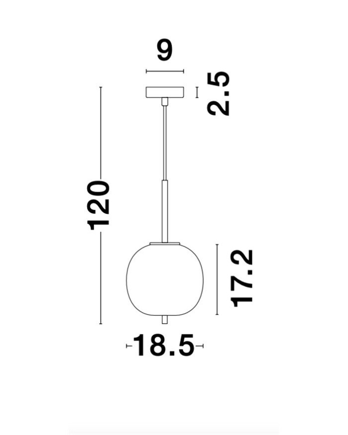 Підвісний світильник Nova Luce 9624064 LATO