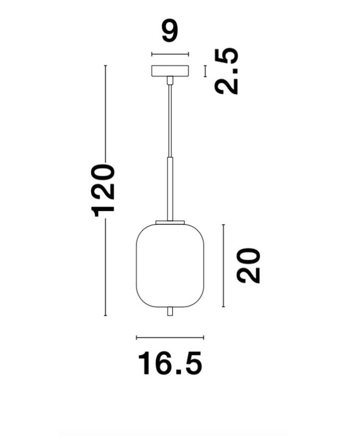 Підвісний світильник Nova Luce 9624065 LATO