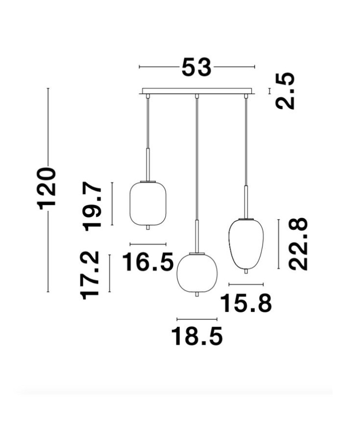 Люстра Nova Luce 9624067 LATO