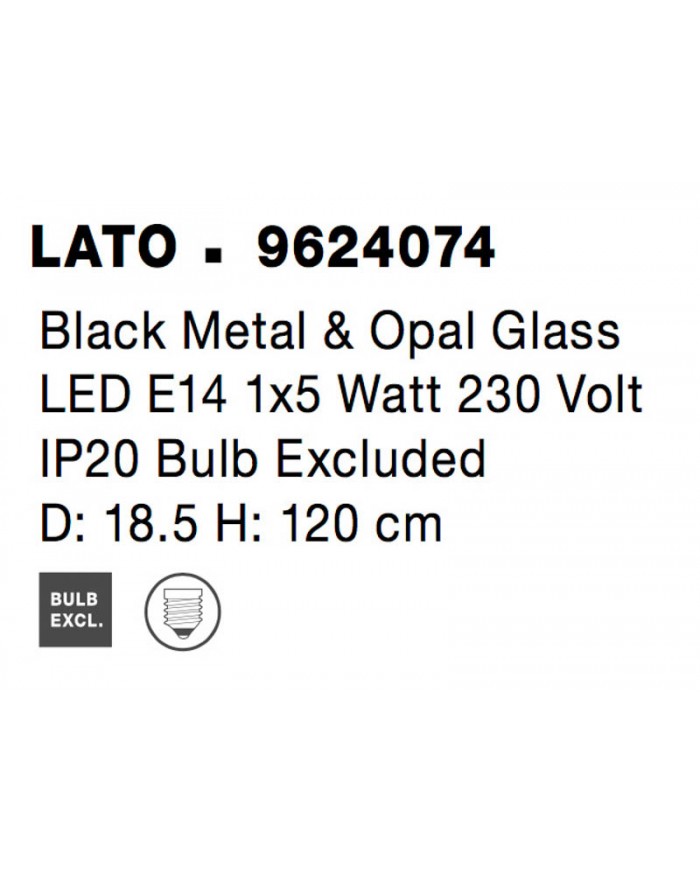 Підвісний світильник Nova Luce 9624074 LATO
