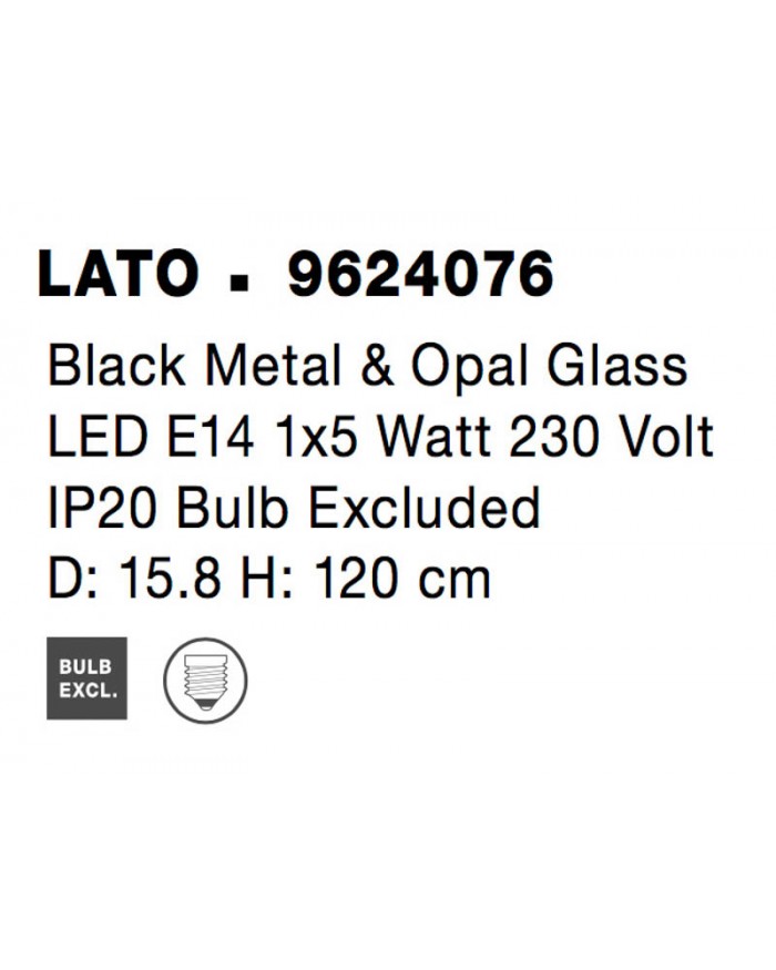 Підвісний світильник Nova Luce 9624076 LATO