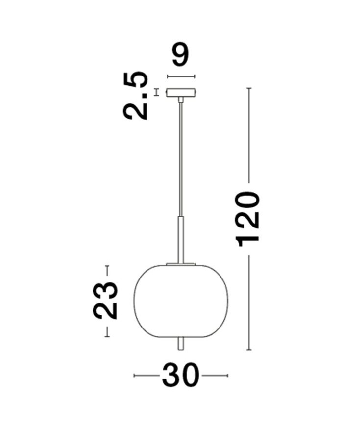 Підвісний світильник Nova Luce 9624079 LATO