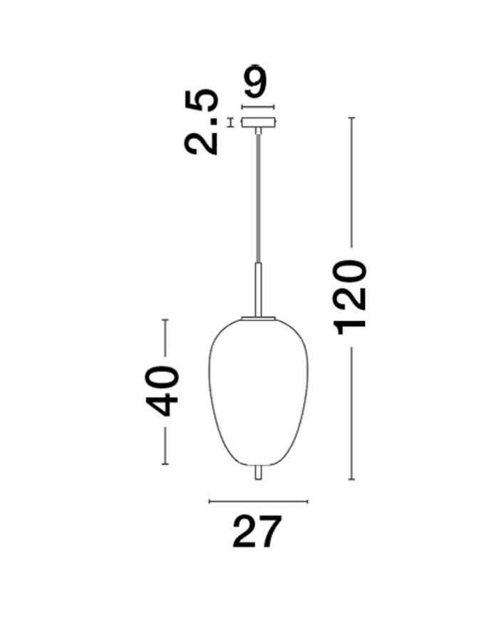 Підвісний світильник Nova Luce 9624081 LATO